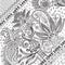 Flourished floral damask background or overlay