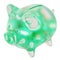 Flow (FLOW) Clear Glass piggy bank