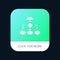 Flowchart, Algorithm, Business, Data Architecture, Scheme, Structure, Workflow Mobile App Button. Android and IOS Glyph Version