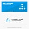 Flowchart, Algorithm, Business, Data Architecture, Scheme, Structure, Workflow SOlid Icon Website Banner and Business Logo