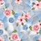 flower allover pattern digital background