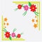 Flower arrangement icon illustration of colorful templates, invitations. vector design