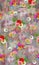 Flower background color pattern image cute graphics digital vintage colorful