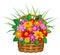 Flower in basket