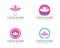 Flower beauty spa logo vector