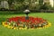 Flower Bed in a Formal Garden