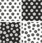 Flower Big & Small Aligned & Random Seamless Pattern Set