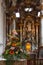 flower bouquet in church altar