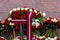 Flower bouquet with Latvian flag. Latvian Independence Day - image
