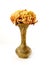 Flower in the bronze vase.