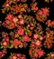 flower bunches arrangement textile digital