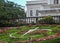 Flower clock in park in front of Catholic University,, Petropolis, Brazil