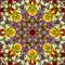 Flower color pattern violet kaleidoscope