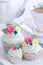 Flower cupcakes