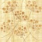 Flower Dandelions - seamless background - papyrus texture