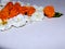 Flower design with marigold, chrysanthemum flower