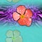 Flower Digital Textile Design, Water Drop in flower, Flower Background