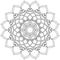 Flower Floral Lotus Mandala Bloom Design for Coloring Meditation Relax Imgine