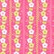 Flower Floral Pink Green White Seamless Pattern Design Shape Geometric | FloFli Series