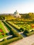 Flower Garden with baroque rotunda in Kromeriz