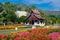 Flower garden Royal Park Ratchaphruek Chiang Mai Thailand