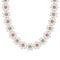 Flower gemstones pearl chain necklace or bracelet