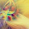 Flower illustration background hypnotic hallucinogen. light