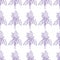 Flower Iris pattern gently purple