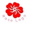 A flower like a rose company logo