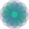 flower mandala vector illustration with very soft gradient