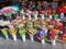 Flower market in Tallinn, Estonia selling beautiful bouquets