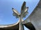 The Flower Memorial in Jasenovac or monument Stone Flower monument in the concentration camp memorials - Croatia