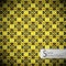 Flower mesh Gold vintage geometric seamless pattern vector illus