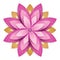 Flower origami recycled paper craft