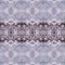 Flower and paisley seamless retro fabric pattern.