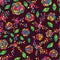 Flower petal leaving seamless pattern