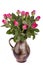 Flower pot with roses