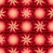 Flower rotate windmill red bright seamless pattern