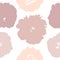 Flower seamless pattern. Floral wrapping texture. Plant wallpaper design in pink colors