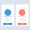 Flower, Spring, Circle, Sunflower  Blue and Red Download and Buy Now web Widget Card Template
