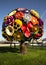 Flower tree sculpture in Lyon, France