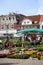 Flower and Vegetables Market in Husum, Schleswig-Holstein