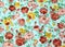 Flower wallpaper textile