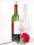 Flower Wine Bottle Glass