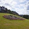 Flowerbed in Princes Street Gardens in Edinburgh