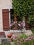 Flowered house in the Rhone Alpes region