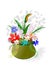 Flowerpot and flowers,