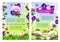 Flowers bouquets for Welcome Summer time posters