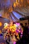 Flowers curtain,Stage decoration,Stage decoration