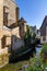 Flowers Decorate a Bridge Over The Odet River in Quimper, France